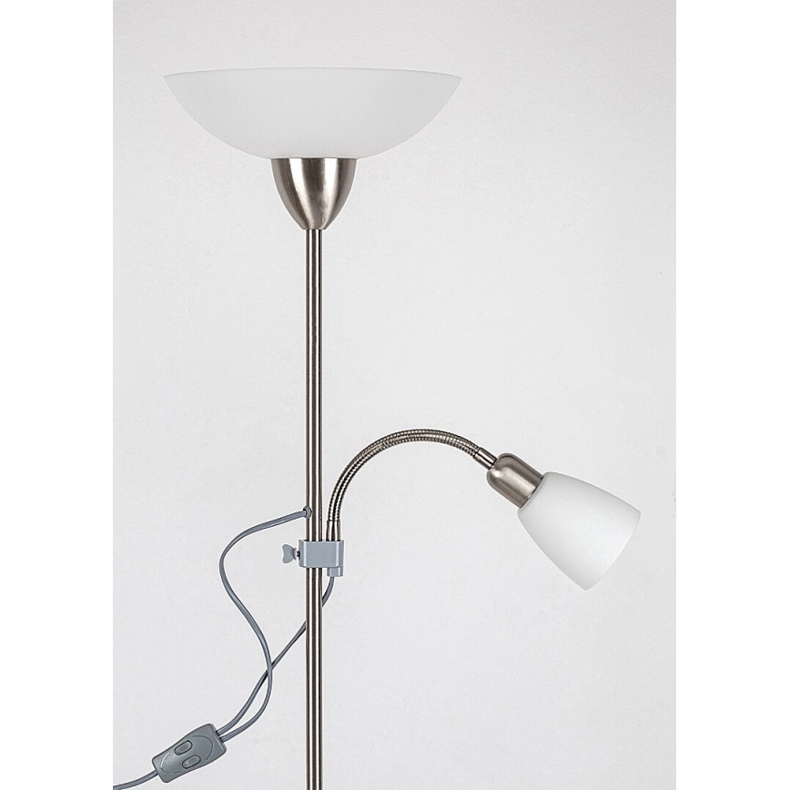 Rabalux 4067 - Golvlampa DIANA 1xE27/60W+E14/40W