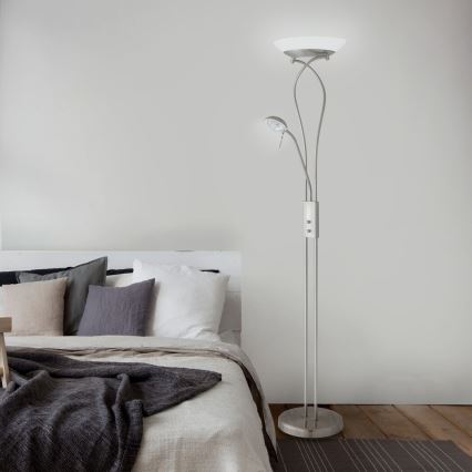 Rabalux 4077 - Dimbar Golvlampa GAMMA 1xR7s/230W + 1xG9/40W