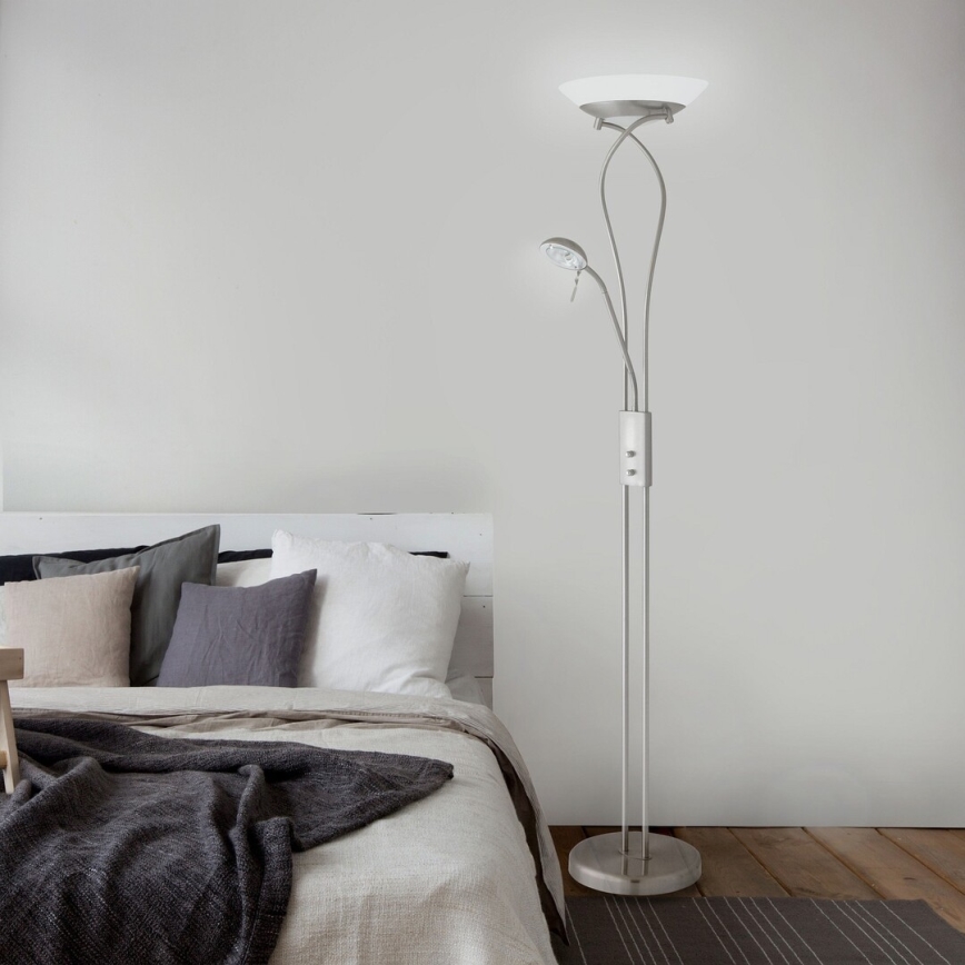 Rabalux 4077 - Dimbar Golvlampa GAMMA 1xR7s/230W + 1xG9/40W