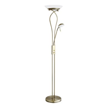 Rabalux 4078 - Dimbar Golvlampa GAMMA 1xR7s/230W + 1xG9/40W