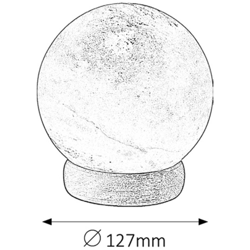 Rabalux - Salt lampa 1xE14/15W/230V acacia	 2,6 kg