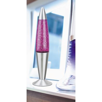 Rabalux 4115 - Lavalampa GLITTER 1xE14/25W/230V