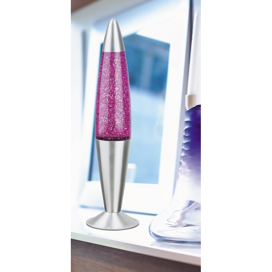 Rabalux 4115 - Lavalampa GLITTER 1xE14/25W/230V