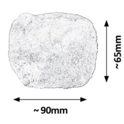 Rabalux - (Himalayan) Salt lampa - candlestick 0,6 kg