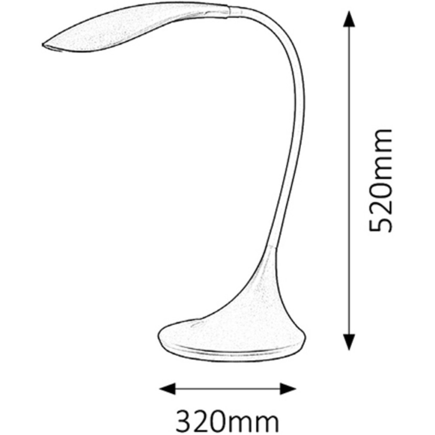 Rabalux 4167 - Dimbar LED-lampa DOMINIC 1xLED/4,5W/230V
