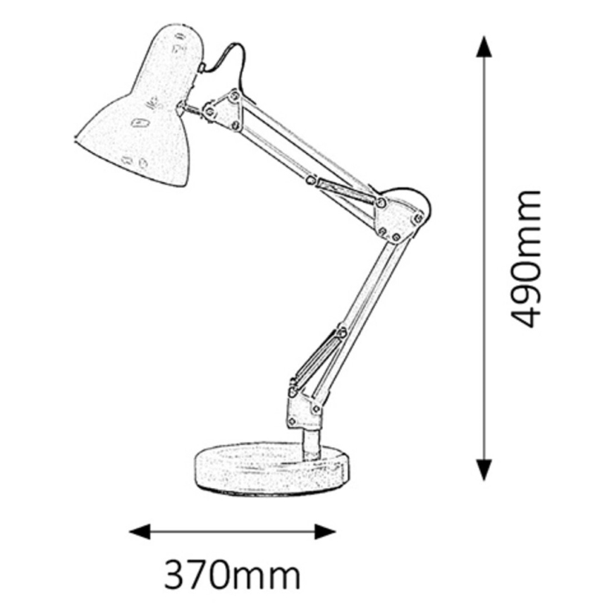 Rabalux 4178 - Bordslampa SAMSON 1xE27/60W/230V