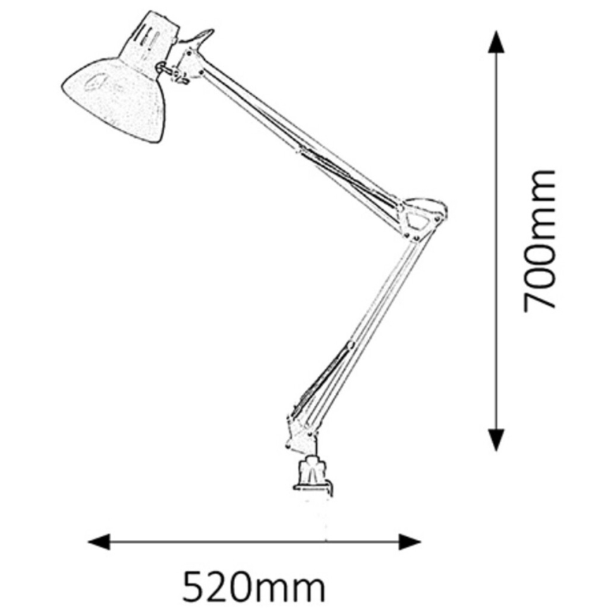 Rabalux 4214 - Bordslampa ARNO 1xE27/60W/230V