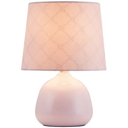 Rabalux 4384 - Bordslampa ELLIE E14/40W rosa