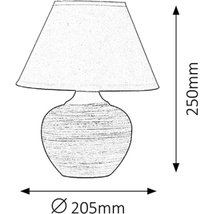 Rabalux 4391 - Bordslampa MOLLY E14/40W