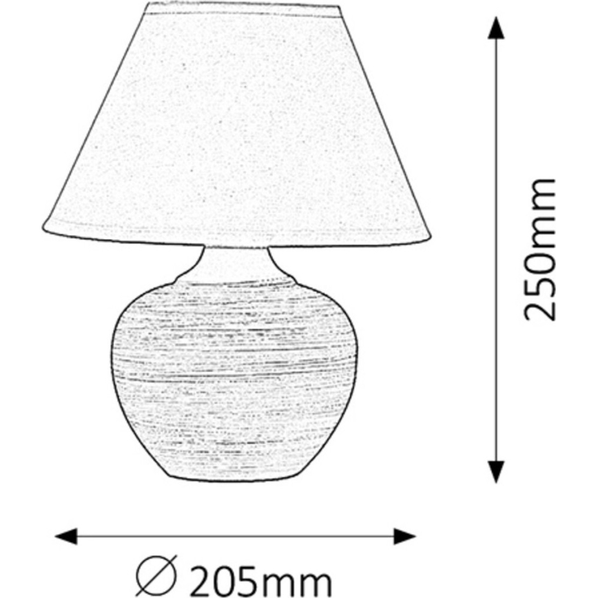 Rabalux 4392 - Bordslampa MOLLY E14/40W