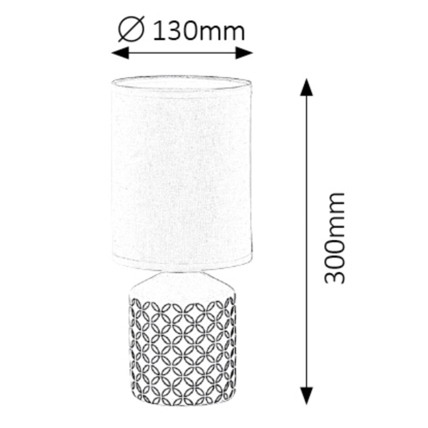 Rabalux 4398 - Bordslampa SOPHIE 1xE14/40W/230V
