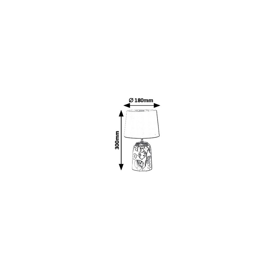 Rabalux 4548 - Bordslampa SONAL 1xE14/40W/230V