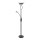 Rabalux 4554 - Golvlampa GAMMA 2xE27/15W+1xG9/40W/230V svart