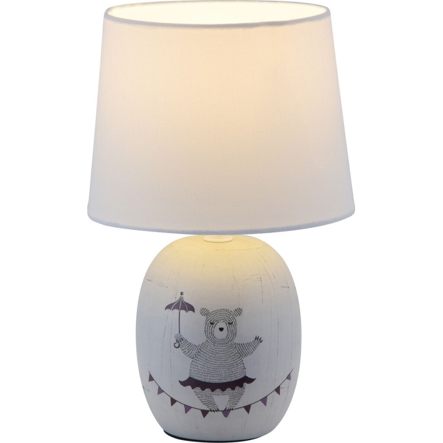 Rabalux 4607 - Bordslampa Barn DORKA 1xE14/40W/230V grå