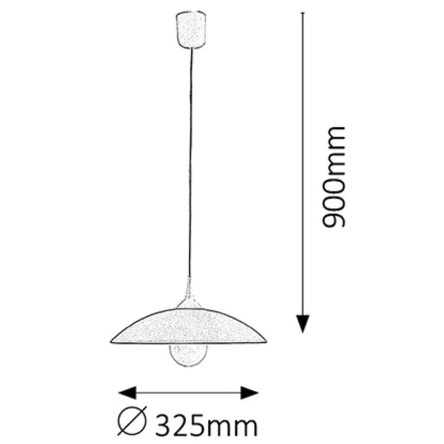 Rabalux 4613 - Ljuskrona CUPOLA RANGE 1xE27/60W/230V