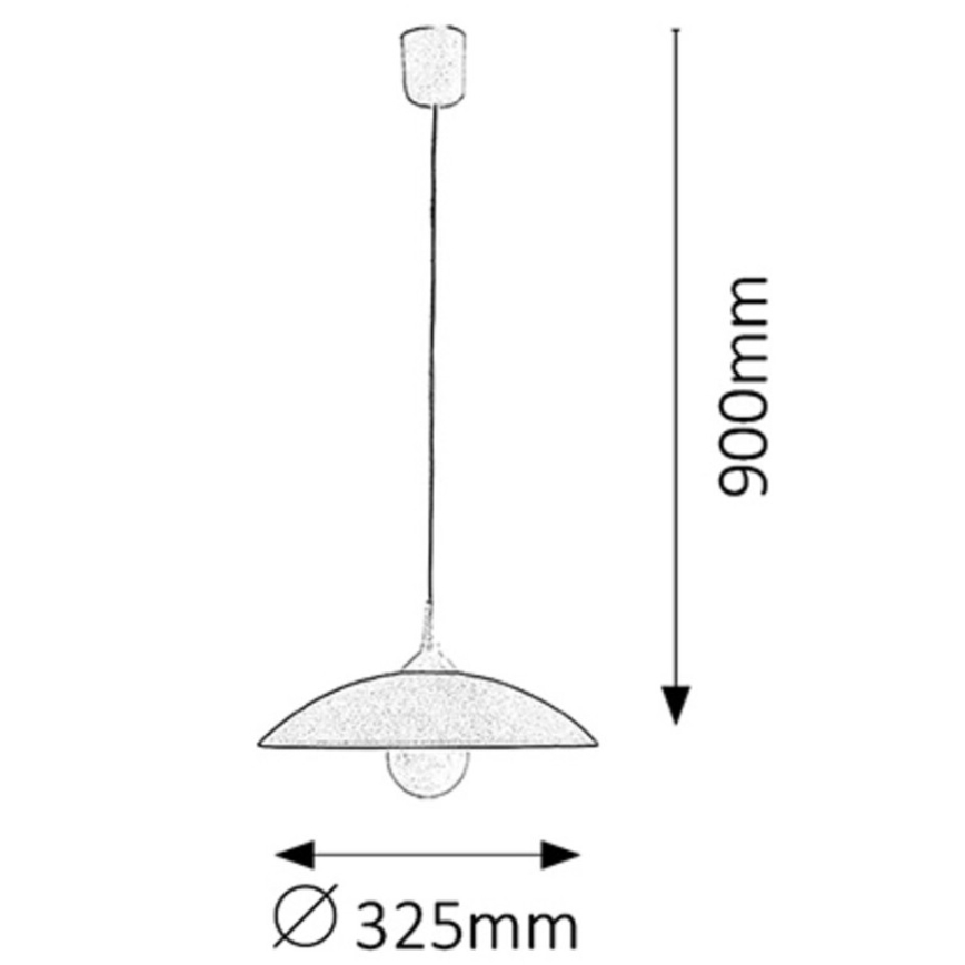 Rabalux 4615 - Ljuskrona CUPOLA RANGE 1xE27/60W/230V