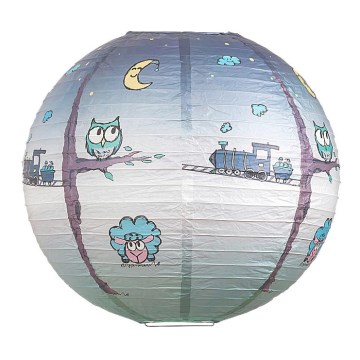 Rabalux 4631 - lampskärm för ljuskrona för barn SHEPHERD E27 diameter 40 cm
