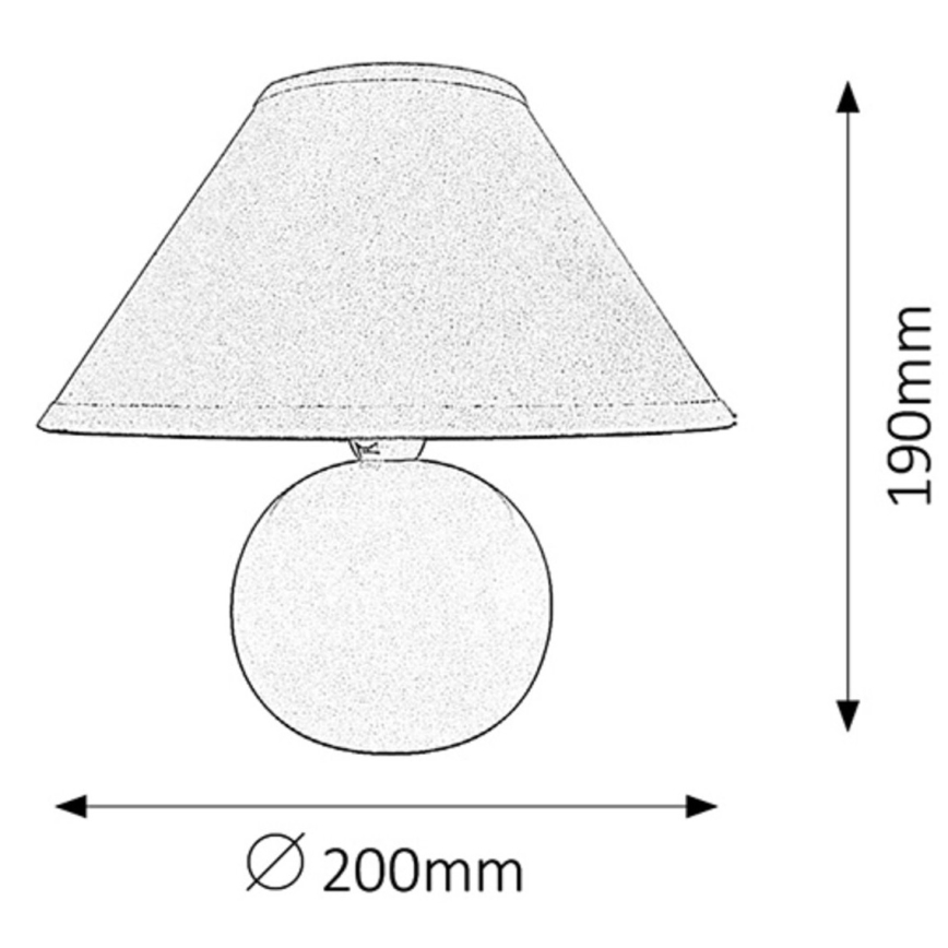 Rabalux 4901 - Bordslampa ARIEL 1xE14/40W/230V