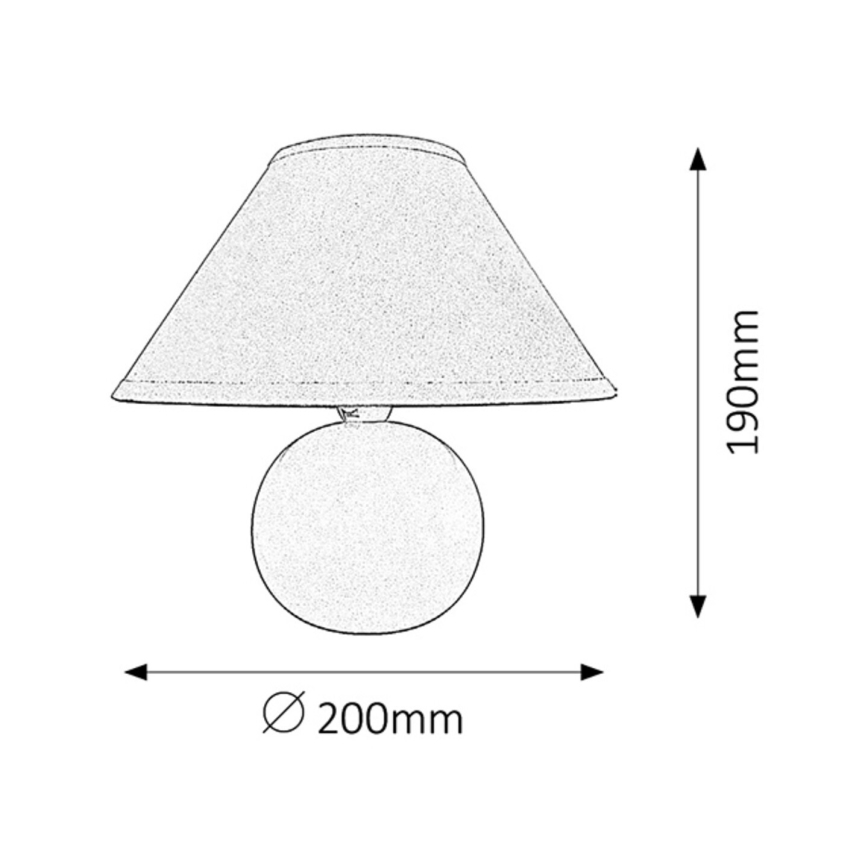 Rabalux 4906 - Bordslampa ARIEL 1xE14/40W/230V