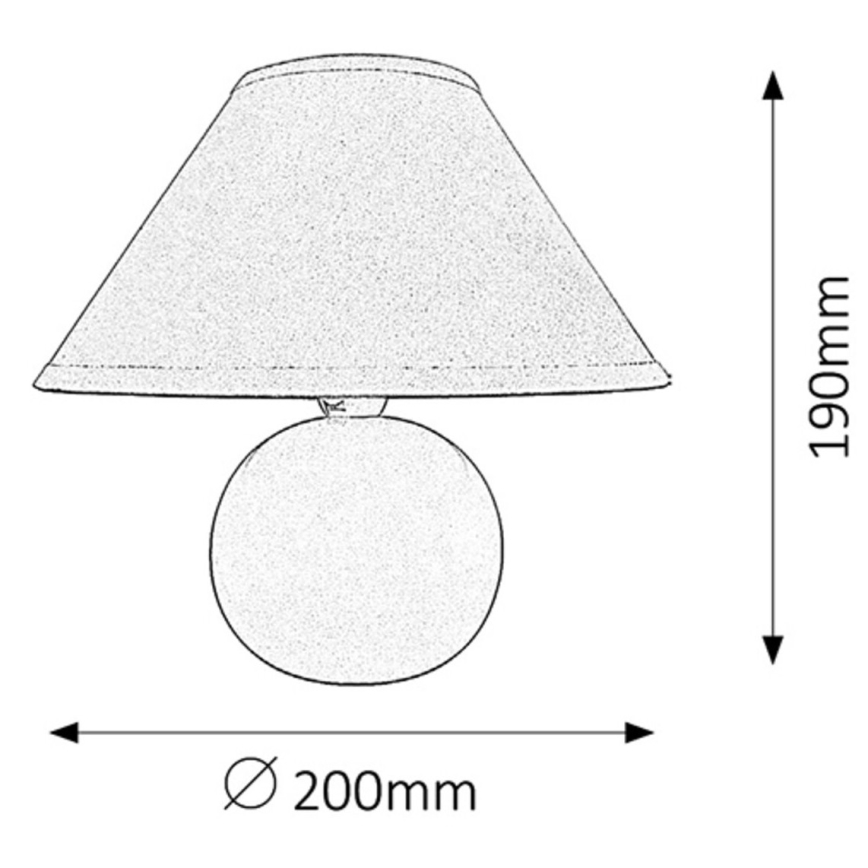 Rabalux 4907 - Bordslampa ARIEL 1xE14/40W/230V