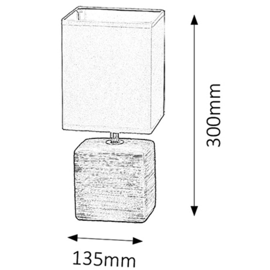 Rabalux 4929 - Bordslampa ORLANDO 1xE14/40W/230V
