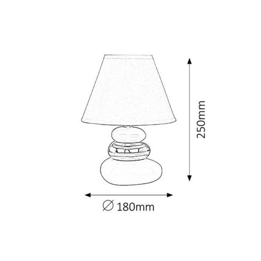 Rabalux 4948 - Bordslampa SALEM 1xE14/40W/230V