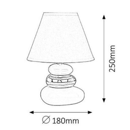 Rabalux 4950 - Bordslampa SALEM E14/40W/230V