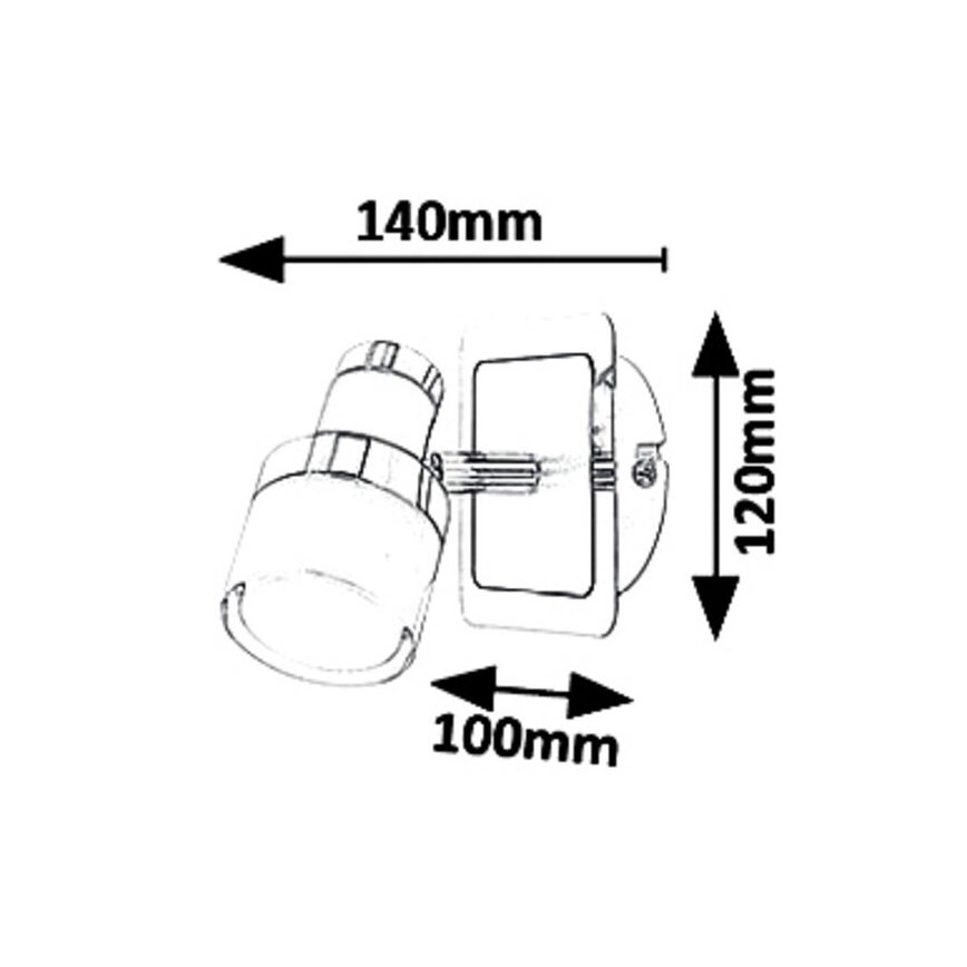 Rabalux 5021 - LED Väggspotlight HAROLD LED/5W/230V IP44