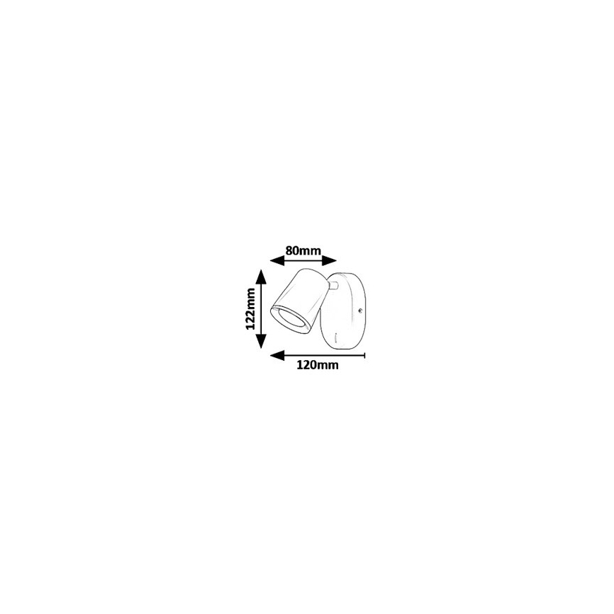 Rabalux 5045 - LED Väggspotlight SOLANGE LED/6W/230V