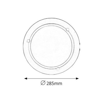 Rabalux - Taklampa 1xE27/60W/230V diameter 28,5 cm