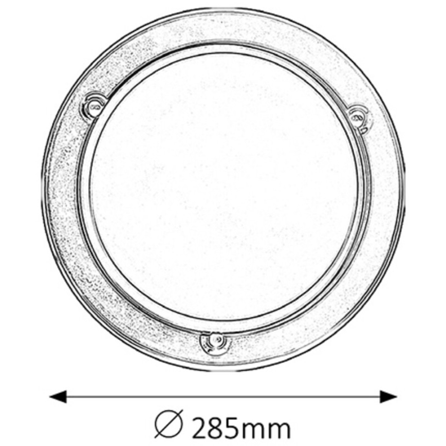 Rabalux - Taklampa 1xE27/60W/230V diameter 28,5 cm
