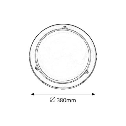 Rabalux - Taklampa 2xE27/60W/230V diameter 38 cm