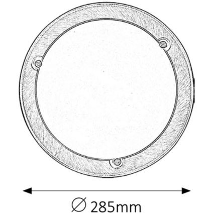 Rabalux - Taklampa 1xE27/60W/230V