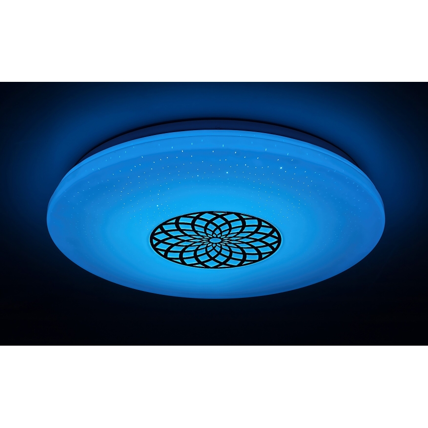 Rabalux - LED RGB dimbar taklampa LED/24W/230V 3000-6500K Wi-Fi Tuya diameter 39,5 cm + fjärrkontroll