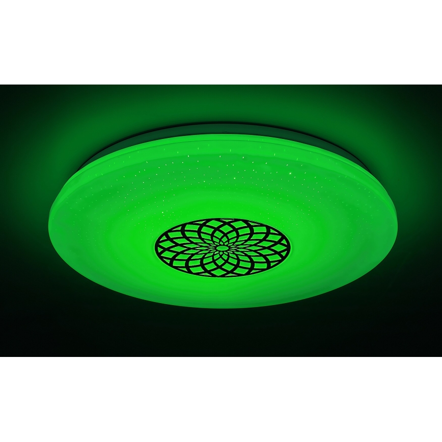 Rabalux - LED RGB dimbar taklampa LED/24W/230V 3000-6500K Wi-Fi Tuya diameter 39,5 cm + fjärrkontroll