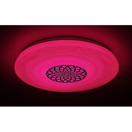 Rabalux - LED RGB dimbar taklampa LED/24W/230V 3000-6500K Wi-Fi Tuya diameter 39,5 cm + fjärrkontroll