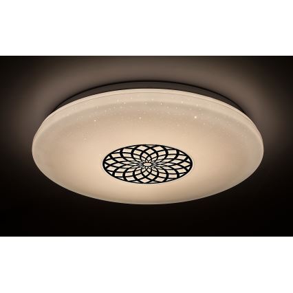 Rabalux - LED RGB dimbar taklampa LED/24W/230V 3000-6500K Wi-Fi Tuya diameter 39,5 cm + fjärrkontroll