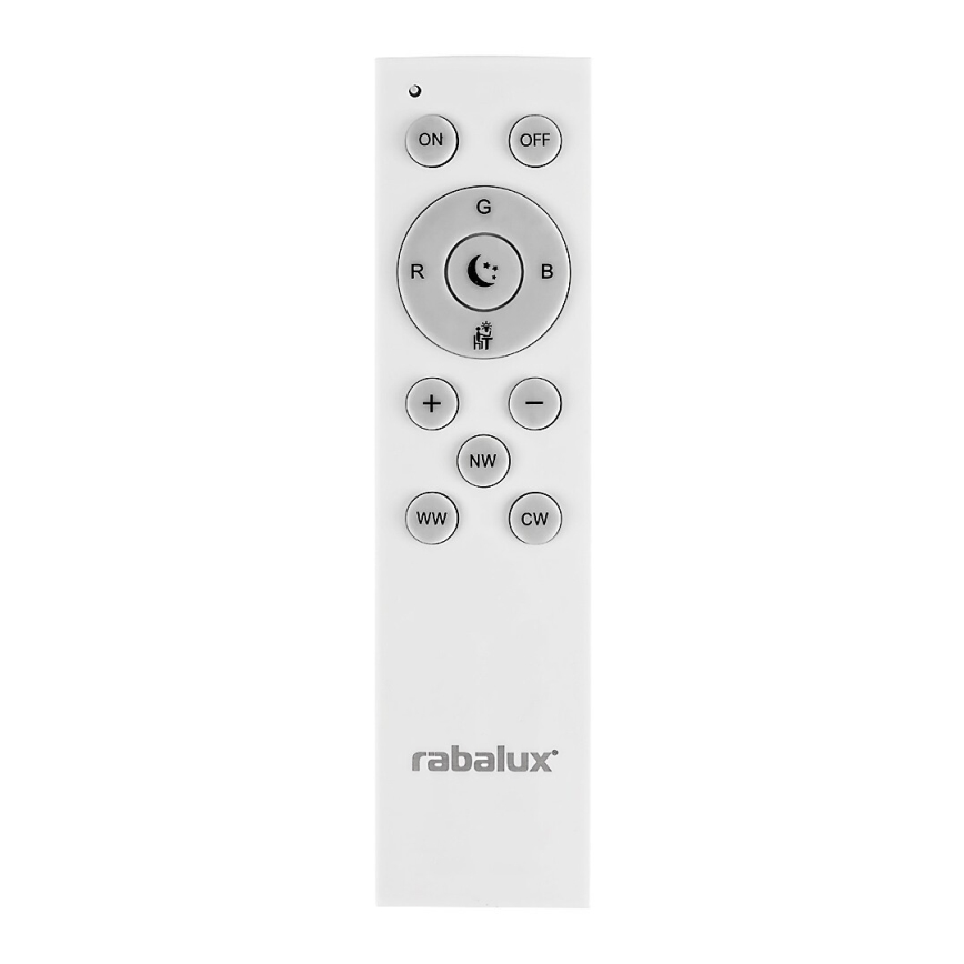 Rabalux - LED RGB dimbar taklampa LED/24W/230V 3000-6500K Wi-Fi Tuya diameter 39,5 cm + fjärrkontroll