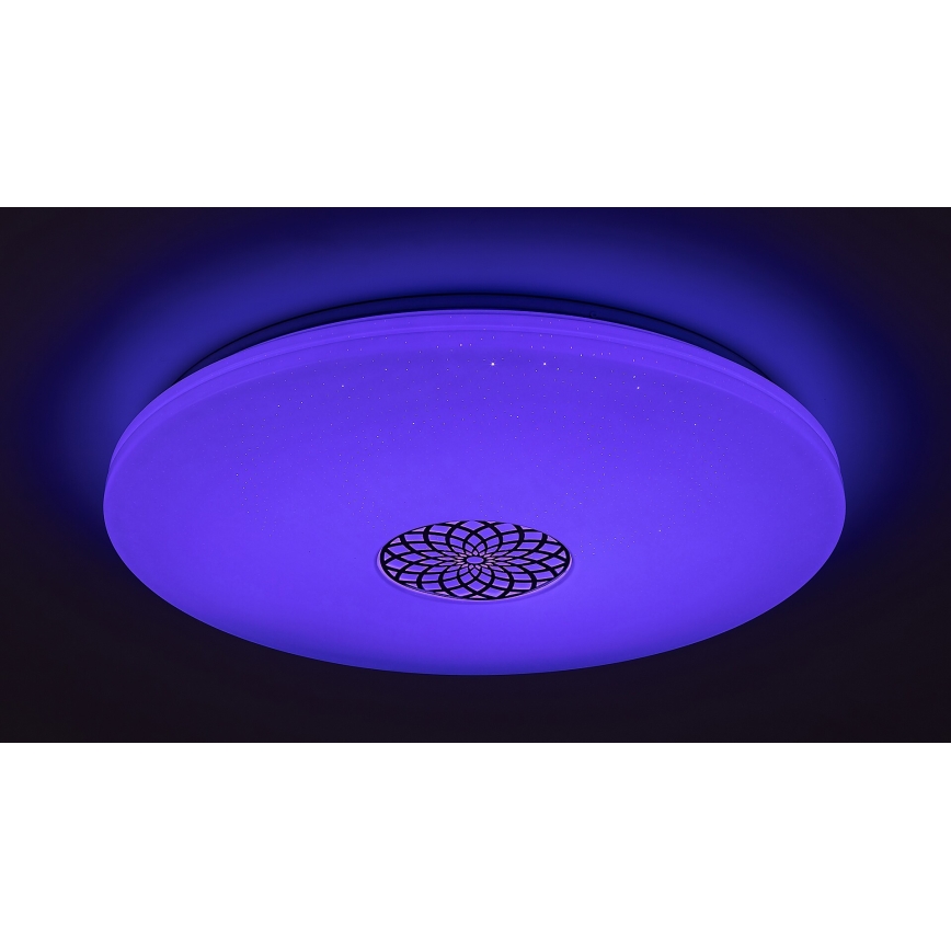 Rabalux - LED RGB dimbar taklampa LED/40W/230V 3000-6500K Wi-Fi Tuya Ø 60 cm + fjärrkontroll