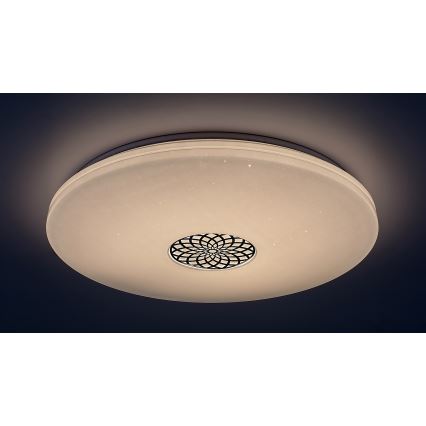 Rabalux - LED RGB dimbar taklampa LED/40W/230V 3000-6500K Wi-Fi Tuya Ø 60 cm + fjärrkontroll