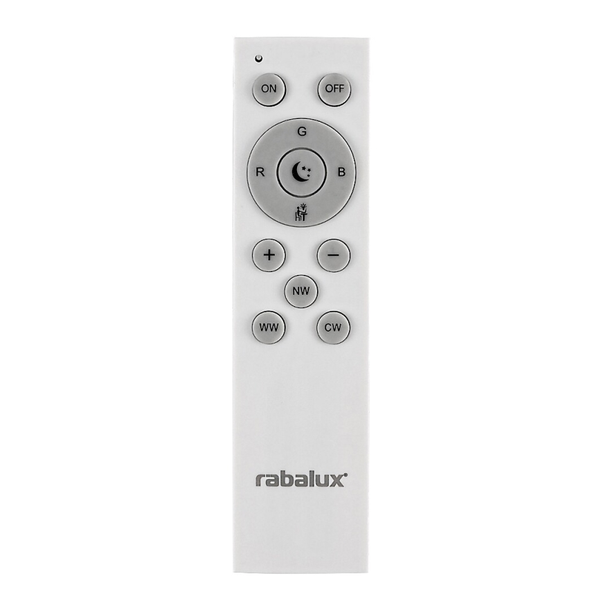 Rabalux - LED RGB dimbar taklampa LED/40W/230V 3000-6500K Wi-Fi Tuya Ø 60 cm + fjärrkontroll