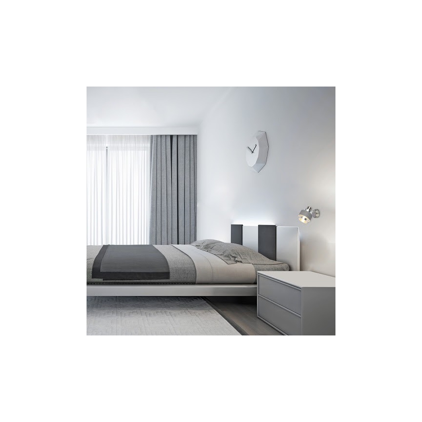 Rabalux 5379 - Väggspotlight BASIL 1xE14/40W/230V