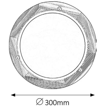 Rabalux - Taklampa 1xE27/60W/230V diameter 30 cm