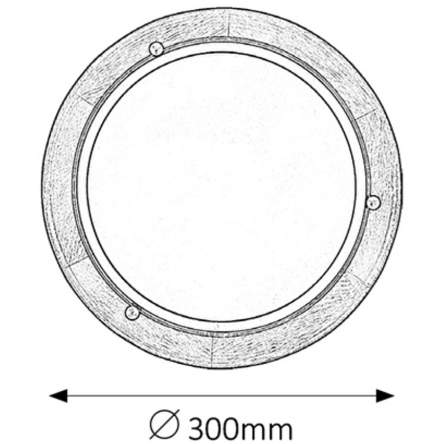 Rabalux - Taklampa 1xE27/60W/230V diameter 30 cm
