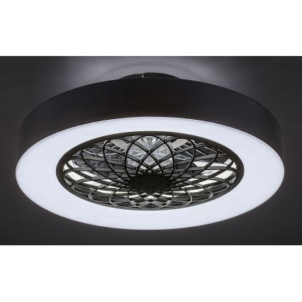 Rabalux 5419 - LED Dimbar lampa med fläkt ADONIAS LED/35W/230V + fjärrkontroll