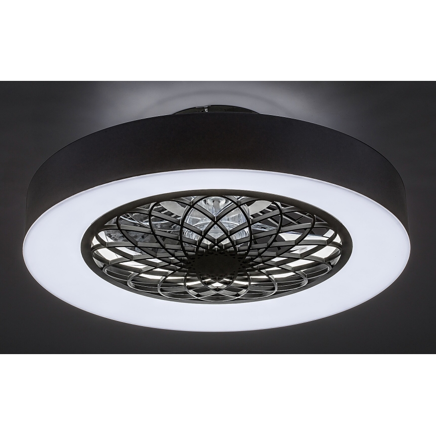 Rabalux 5419 - LED Dimbar lampa med fläkt ADONIAS LED/35W/230V + fjärrkontroll