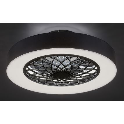 Rabalux 5419 - LED Dimbar lampa med fläkt ADONIAS LED/35W/230V + fjärrkontroll