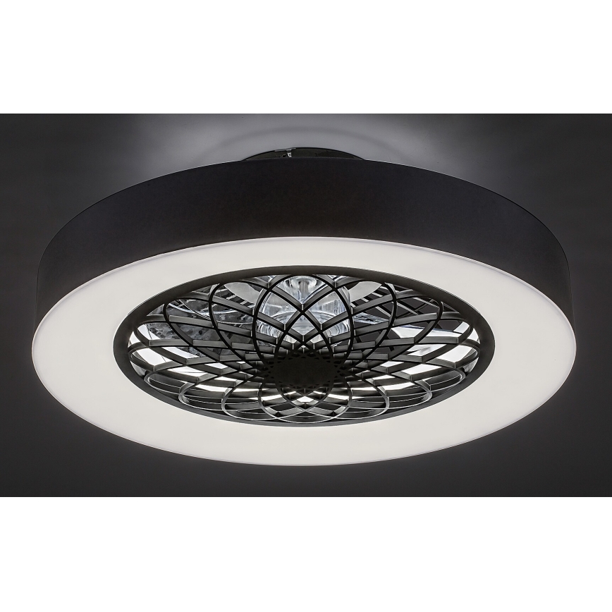 Rabalux 5419 - LED Dimbar lampa med fläkt ADONIAS LED/35W/230V + fjärrkontroll