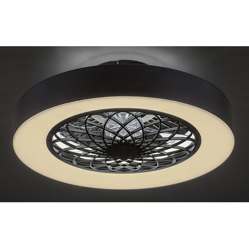 Rabalux 5419 - LED Dimbar lampa med fläkt ADONIAS LED/35W/230V + fjärrkontroll