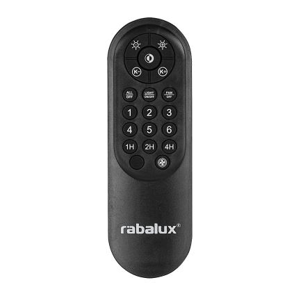 Rabalux 5419 - LED Dimbar lampa med fläkt ADONIAS LED/35W/230V + fjärrkontroll